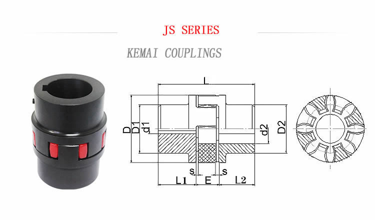 Curved Jaw Coupling Drawing