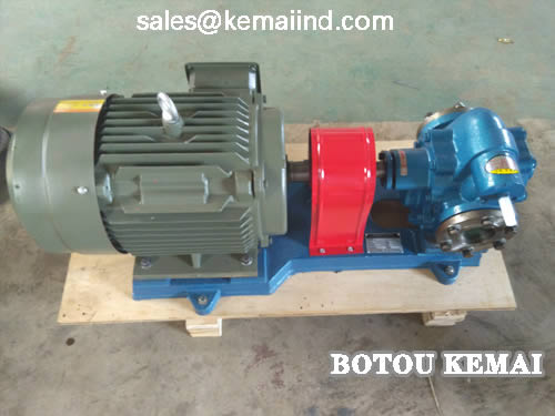 KCB Gear Pump With Motor On Base