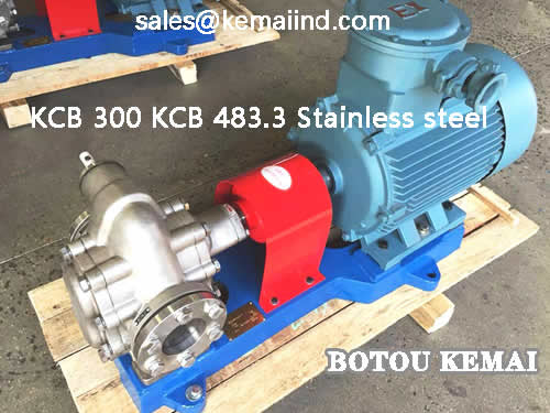 Stainless steel gear pump KCB 300 KCB483.3