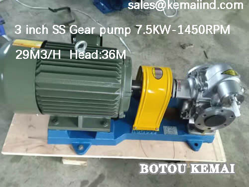 stainless steel gear pump KCB 300 kcb 483