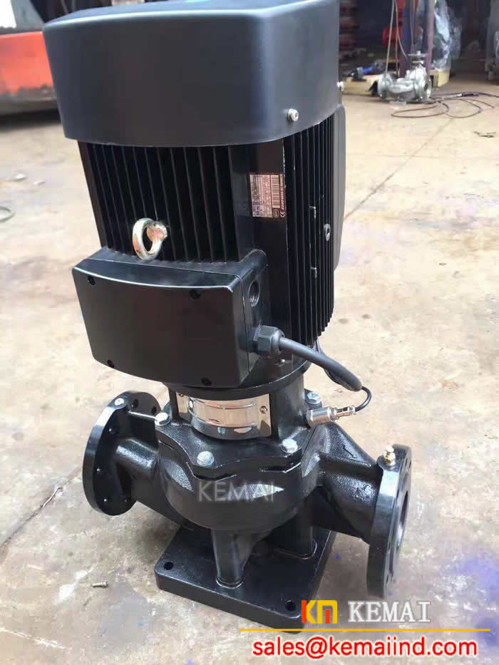 Vertical pipe pump